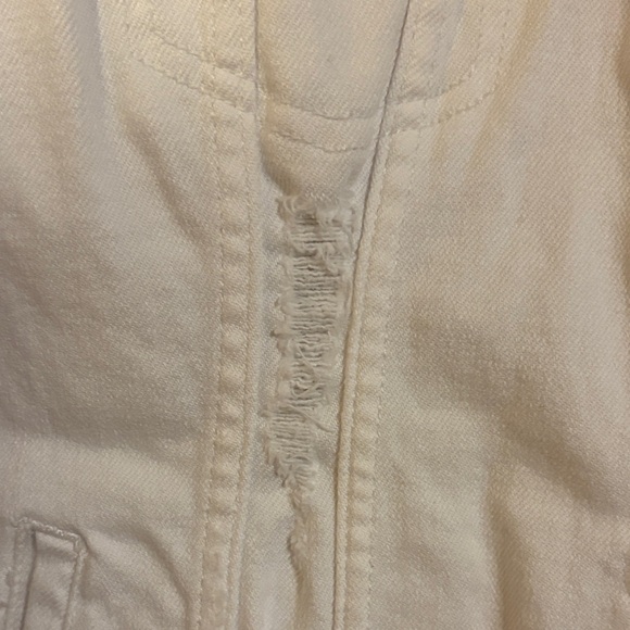 Maurices White Distressed Denim Jacket - Picture 6 of 9